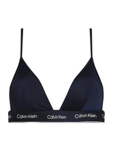 Треугольный бикини-топ Calvin Klein Swimwear Meta Legacy, темно-синий
