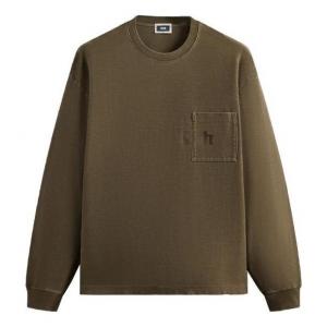 Толстовка long-sleeve quinn tee 'java' Kith, зеленый