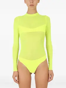 Боди с длинным рукавом Not After Ten, желтый