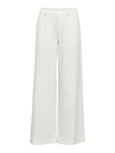 Широкие брюки со складкой спереди OBJECT OBJLisa, белый