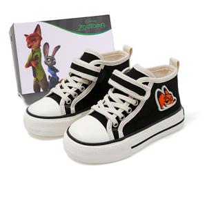 Disney Детские парусиновые туфли средней высоты с противоскользящей амортизацией и амортизацией ударов