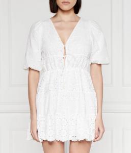 Платье Pepe Jeans London кружевное, белый