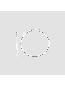 Adeliás Женские серьги - Серьги-кольца из нержавеющей стали серебристого цвета