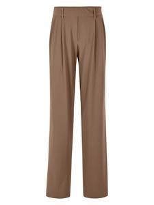MADELEINE Брюки свободного кроя со складками спереди в коричневом цвете