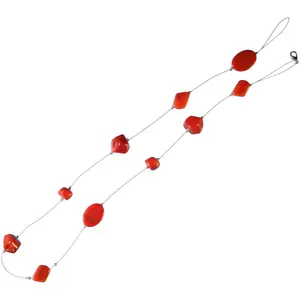 Декоративная цепочка Liedeco «Рубин», (1 шт.), для украшения боковых шарфов, штор, цвет rubinrot