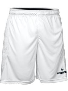 Derbystar Детские спортивные брюки "Primo V24 Short Trousers" белого цвета
