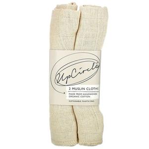 Салфетки из органического муслина UpCircle - упаковка из 2 шт