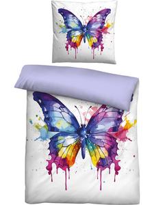 Двустороннее постельное белье Linon в красочном исполнении Biberna, Bunt