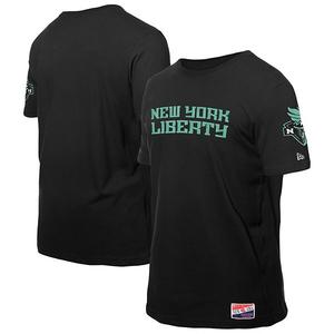 Мужская черная футболка new york liberty premium wordmark New Era