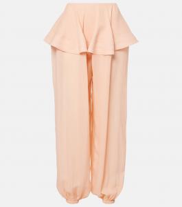 Широкие брюки Alaïa, Peche