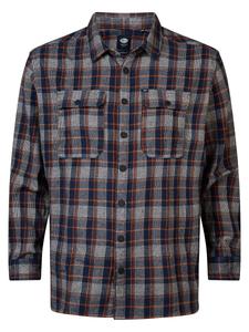 Рубашка обычного кроя на пуговицах Petrol Industries Southeast, ночной синий