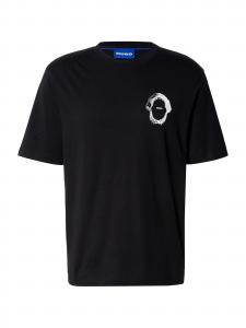 HUGO Футболка 'Nofishix' в черном цвете