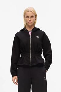 Хлопковая толстовка IKON Karl Lagerfeld, черный