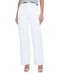 L’AGENCE Channing Брюки для путешествий с высокой посадкой L'Agence, белый