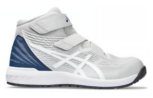 Асикс Унисекс Высокие Повседневные Кроссовки Winjob с Амортизацией и Износостойкостью Серо-Белые