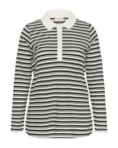 KAFFE CURVE Лонгслив 'KCmiana' в белом цвете