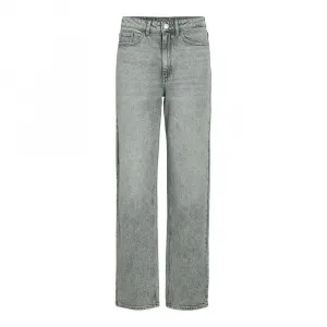 Джинсы Vila Kelly high waist, серый