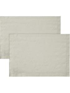 Redbest  Набор жаккардовых салфеток из смесовой хлопковой ткани, 2 штуки, «Снежинка», светло-серый цвет