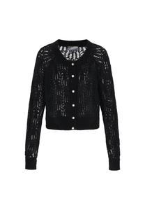 DreiMaster Vintage Вязаный кардиган 'Vintage' в черном цвете