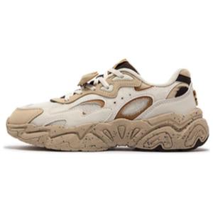 361° Женские противоскользящие износостойкие низкие массивные кроссовки Oat Milk/Apricot Tea Brown, цвет Oat Milk/Apricot Tea Brown