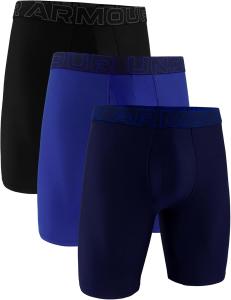 Under Armour мужские боксеры Multi-Pack Performance Tech, длина по внутреннему шву 9", комфорт на весь день, Royal/Black/Midnight Navy