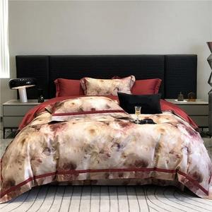 SiJiiEE Комплект постельного белья из хлопка с цифровой печатью