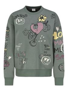 Eight2Nine Толстовка цвета сосновой зелени