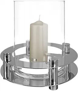 Подсвечник Fink Ricardo, серебряный