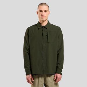 Рубашка Odlo Hyper Contrast с длинным рукавом цвета хаки