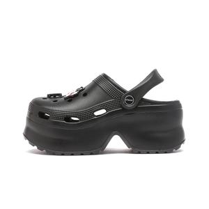 ST&SAT Клоги женские черные, цвет Black