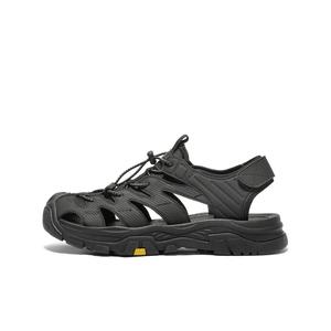 BELLE Пляжные сандалии мужские серо-черные