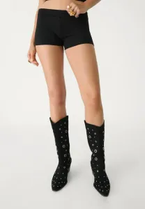 Мини-Шорты Stradivarius, Black