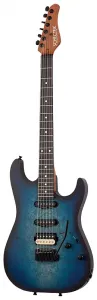 Schecter USA Sunset Custom-II HSS Ocean Blue Burst Satin с чехлом