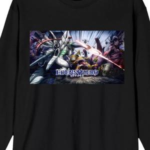 Мужская футболка с длинными рукавами и рисунком Edens Zero Fight Scene Licensed Character