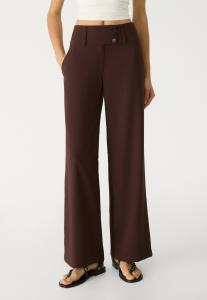 Брюки Stradivarius Trousers, Dark Brown