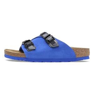 Тапочки zürich tech suede leather sandals 'ultra blue' Birkenstock, синий