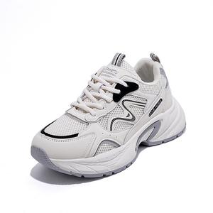 TAFN Женские кроссовки с низким верхом, устойчивые к истиранию, бежево-черные