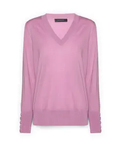 Мягкий на ощупь шерстяной свитер Elena Mirã², розовый