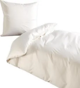 Постельное белье Dream Sleep Uni Mako-Satin 155x220 см + 80x80 см белое Traumschlaf