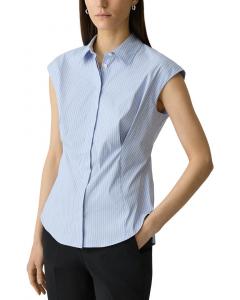 Рубашка с короткими рукавами и завязками Theory Theory, синий