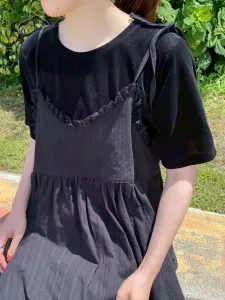 Велюровая блузка с короткими рукавами