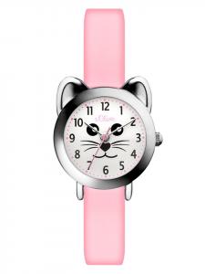 s.Oliver Наручные часы в милом розовом футляре с изображением кошки