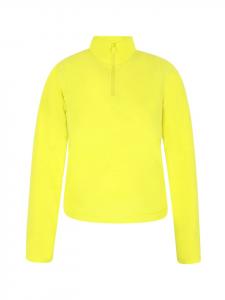 MyMo Женский флисовый пуловер цвета лайма