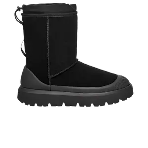 Мужские сапоги UGG Classic Weather Hybrid из замши и кожи, черный