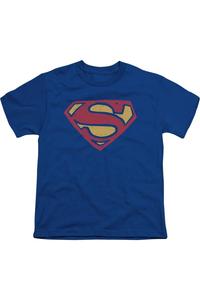 Футболка с коротким рукавом для подростков Superman Super Rough Gildan, синий
