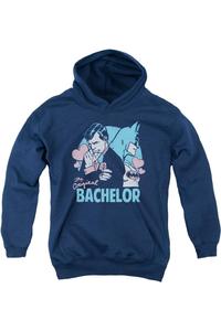 Толстовка с капюшоном DC Comics Bachelor Youth Gildan, темно-синий