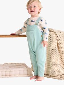 Детский комплект из хлопковых комбинезонов и боди Mini Cuddles, Blue