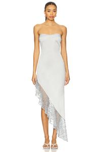 Кружевное платье с орхидеями Buci, stardust