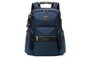 TUMI Альфа Браво Рюкзак Нейлоновый Обычный Мужской Синий