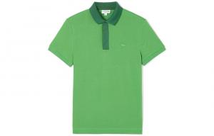 Рубашка поло мужская зеленая Lacoste, зеленый